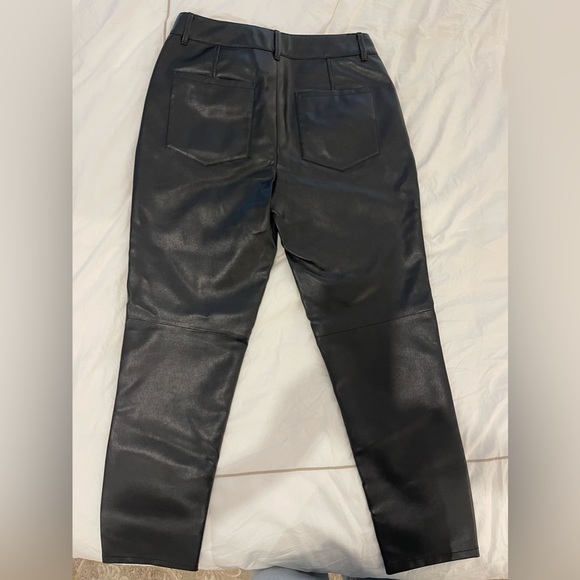 We The Free- Faux Leather Straight Leg Pants, black - Picture 6 of 6